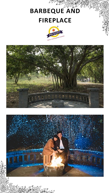 BARBEQUE AND FIREPLACE